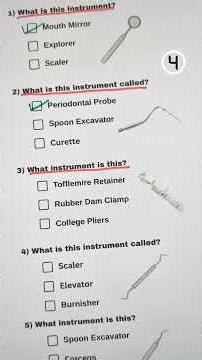 98% People Fail This Dental Instrument Quiz 😳 #dentalquiz #medicaleducation