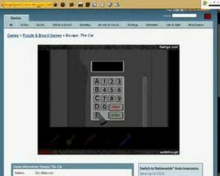 Escape The Car Walkthrough
