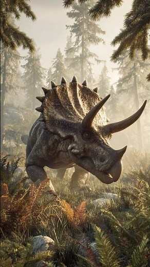 The Evolution of Triceratops 🦖 #AI #Evolution #Triceratops