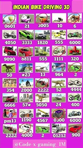 Real code 🎯 Indian bike driving 3d all new cheat code update + plugin cheat code