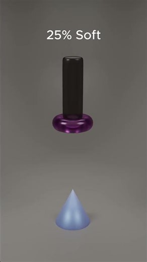 Soft Body Simulation Comparison Gets Insanely Satisfying #3d #blender #shorts