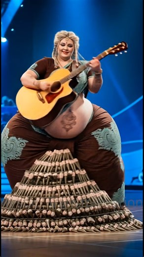 She once painted palms… now she paints the stage in emerald light 👑💚 #StageGlowUp #EmeraldQueen #agtv | Mystic Transformations