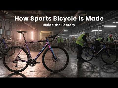 Making a Sports Bicycle -The Journey of a Bicycle– Complete Factory Process