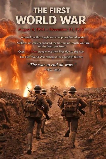 The First World War #history #shorts #ww1