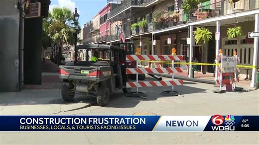 Major construction projects in French Quarter impact businesses