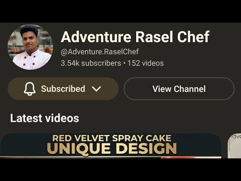 Craving delicious cake-making videos? Check out Adventure Rasel Chef ! #review 