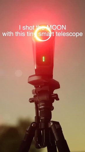 The Moon with a Tiny smart telescope (DWARF 3) | Galactic Hunter