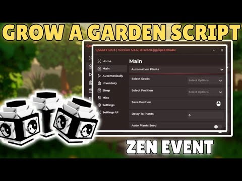 🌸 GROW A GARDEN SCRIPT: ZEN EVENT (2025) | Auto Collect, Zen Pet Farm, Aura Grab | Keyless & OP!