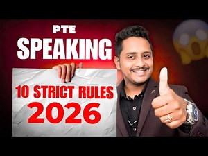 PTE Speaking in 2026: 10 Rules Every Test Taker Should Know!
