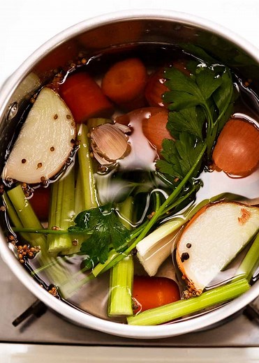 Homemade Vegetable Stock
