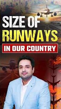 Size of Runway in India | Why Different #runway Length? Which Aircraft Needs the LONGEST Runway?