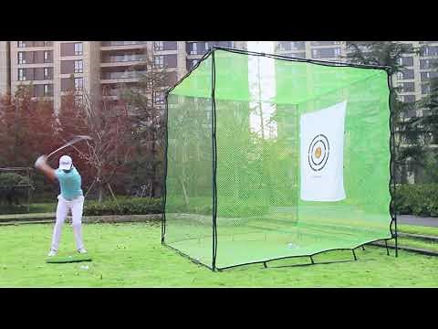 Amazing golf practise cage net heavy duty 10x10x10ft | Galileo Sports