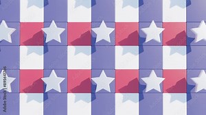 Abstract 3D Seamless Animation: Geometric Motion Loop for Dynamic Video Backgrounds. Add a touch of elegance and sophistication to your visual content