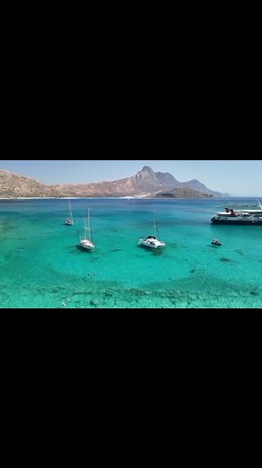 Gramvousa is an island located off the northwest coast of Crete, in Greece. It is famous for its stunning natural beauty, historical significance, and clear waters! 🇬🇷 ❤️ The island features: Venetian Fortress: A well-preserved fortress built in the 16th century, offering spectacular views and a glimpse into its storied past. Beautiful Beaches: The most famous is Balos Lagoon, a stunning shallow turquoise bay with white sand, considered one of the most beautiful beaches in the Mediterranean. H