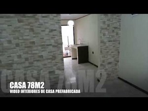 Casas Prefabricadas Costa Rica 78 m2 vista por dentro