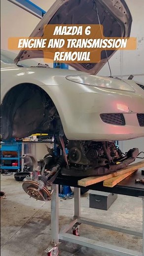 Mazda 6 engine and transmission removal , How to remove Mazda 6 engine ‪@PrimeTechauto‬