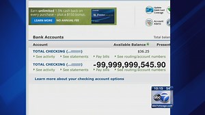 Dead woman's bank account overdrawn by $99 billion