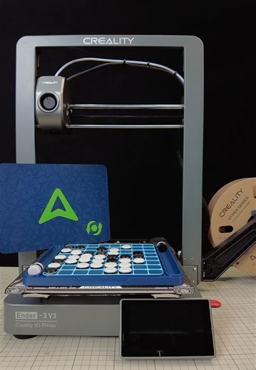Anyone enjoy board games? They're entertaining and nostalgic, and now you can even 3D print your own! Printer: Ender-3 V3 Conquer the highest score in play Reversi (Othello) now 🎲 to.store.creality.com/sns-ender3-v3 Stl: crealitycloud.com/model-detail/65eed09a090564fd5a556f48 #creality #ender3v3 #3dprinting #3dprinter #3dprints #corexZ #boardgame | Creality