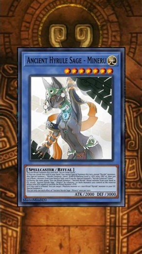 Sage Mineru | Yu-Gi-Oh x Hyrule Warriors Custom Cards