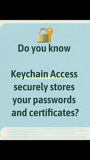 #keychainaccess #cybersecuritytips #passwordsecurity #appletips #gatecorp | Gate Corp.