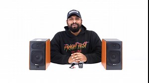 Rockville HD5 Pair Powered Bookshelf Speakers Bluetooth Monitor Speaker System 5 inch