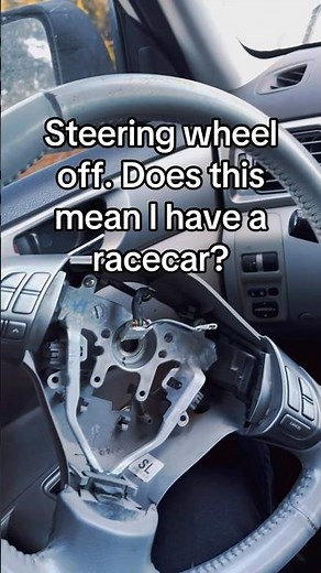 Clock spring replacement. #subaru #forester #clockspring #femalemechanic #fypシ #racecar