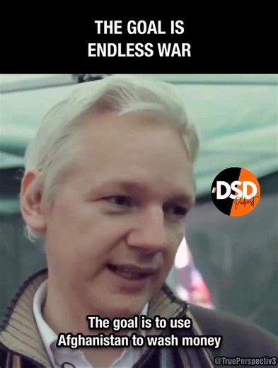 Julian Assange once said the quiet part out loud: The goal of the Afghanistan war was never to “win” or “liberate” — it was to launder trillions of dollars through the defense industry and back into the pockets of elites. Afghanistan wasn’t a battlefield. It was a financial washing machine, powered by endless war, zero accountability, and blood paid for by American soldiers and Afghan civilians. If that statement makes you uncomfortable, good. Truth usually does when it threatens the business mo