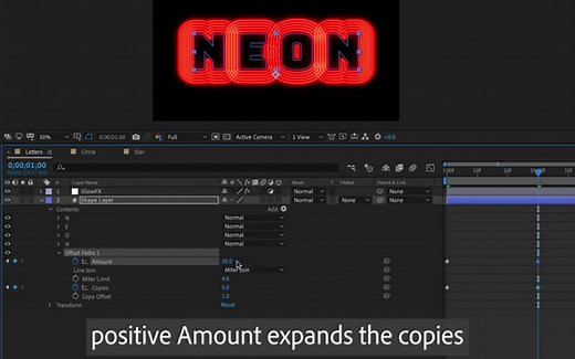 使用位移路径形状效果更改形状