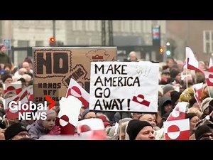 "Make America Go Away": Protests erupt in Greenland over Trump annexation threats