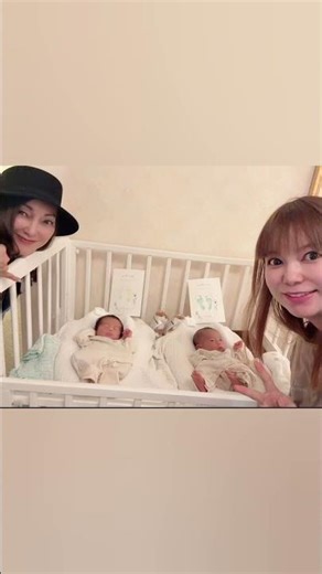 Shoko Nakagawa shows off her 2-month-old twins with "more hair" and "too cute" upturned eyes! The...