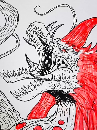 Rise of Biollante: A Fan Trailer Drawing