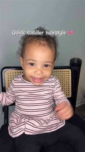 ѕтяαтєgι¢αℓℓу_мα∂є on Instagram: "Train up a child‼️ 🤣 Right now my focus isn’t on perfection or creativity…I’m focused on making sure her hair is healthy and that she understands the process🎀 Products used: Pretty Itty Bitties (shop Amazon) All natural & Nut-Free #fyp #girlmom #firsttimemom #toddlerhairstyles #toddler"