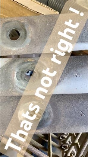 Customer states “my blade is broken” toro titan abuse #mowermaintenance #zeroturn #bladesharpening