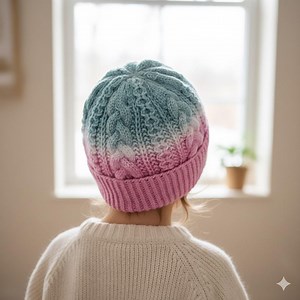 Baby Cable Beanie Knitting Pattern (1-3 Yrs) - Winter Knit (PDF) - Etsy