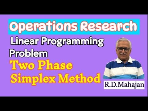 ✨️How to apply Two Phase Simplex Method to solve L.P.P.