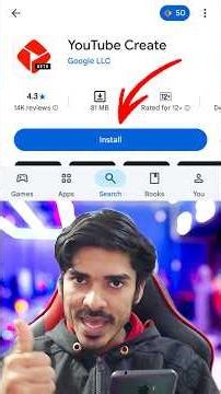 youtube create app 😍 youtube create app se video editing kaise kare #youtubecreate #shorts #editing