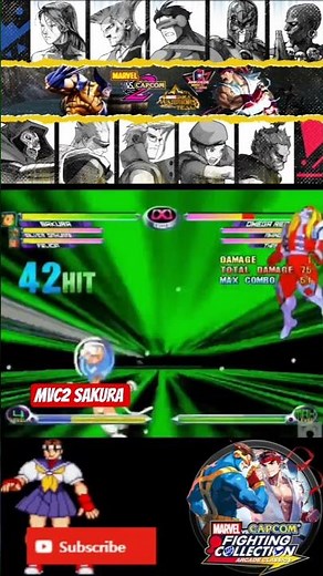 Mvc2: Victor Ruíz - Felicia solo combo to help me DHC to Sakura infinite combo 💯🔥👊🏻 Cool #freemvc2