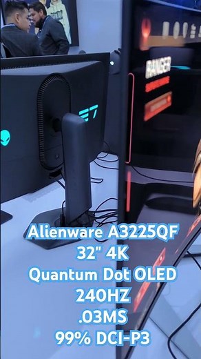 Alienware AW3225QD 32" 4K Quantum Dot OLED 240Hz #iwork4dell #delltechworld #alienware