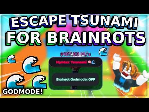 2026 | Escape Tsunami For Brainrots Godmode Script! | Roblox Exploiting