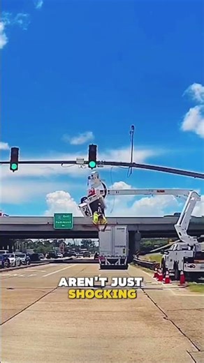 Worker nearly crushed by truck but this saved his life #safety #miracle