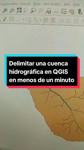 Delimitar una cuenca hidrográfica en QGIS en menos de un minuto