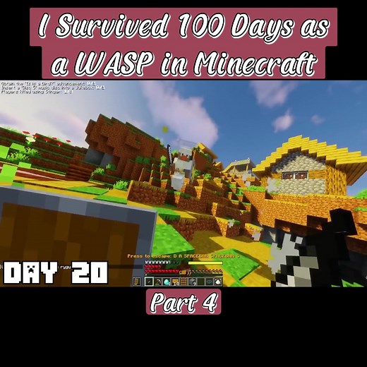 Youtube: Ryguyrocky - I Survived 100 Days as a WASP in Minecraft | Part 4