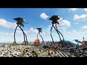 Realistic MARTIAN TRIPOD Destruction 😱 Teardown