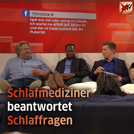 Wie viel Schlaf ist gesund? Kann man vor- oder nachschlafen? Und wie warm sollte es im Schlafzimmer sein? Schlafmediziner Dr. Michael Feld beantwortet eure Fragen! | stern TV