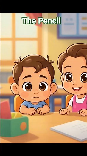 The Pencil | Kids Moral Stories | Animated Stories | Cartoon stories | #shorts​