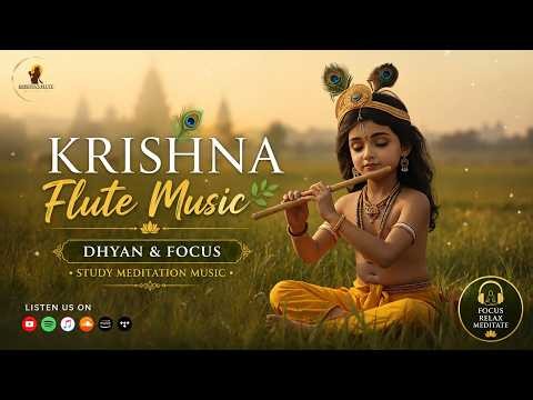 Krishna Flute Music | Man Ko Shanti • Deep Meditation & Inner Peace