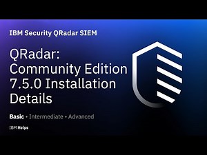 QRadar: Community Edition 7.5.0 Installation Details