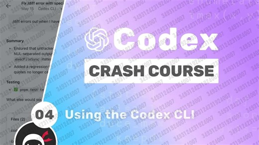 2025.10.02 【Net Ninja】OpenAI Codex教程 4 -使用Codex CLI