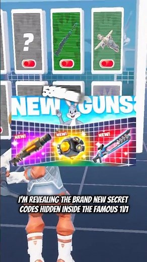 New secret code on the FAMOUS 1V1 FFA - ALL GUN & RIDES🤫#fortnite#newmap#1v1#FFA#uefn
