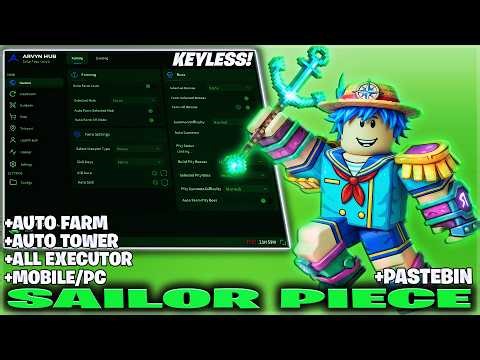BEST Sailor Piece Script: Arvyn Hub (Auto Farm, Instant Kill & Ice Update)